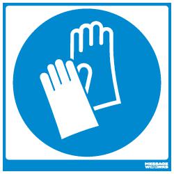 WEAR PROTECTIVE GLOVES (83967)