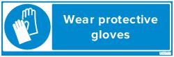 WEAR PROTECTIVE GLOVES (83754)