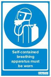 BREATHING APPARATUS MUST BE WORN (83532)