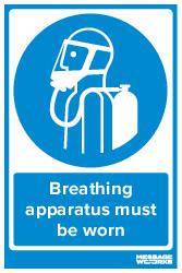 BREATHING APPARATUS MUST BE WORN (83535)