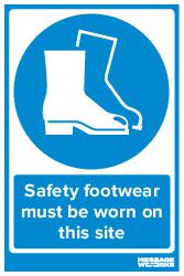 SAFETY FOOTWEAR MUST BE WORN (83707)