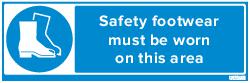 SAFETY FOOTWEAR MUST BE WORN (83702)