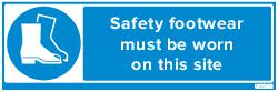 SAFETY FOOTWEAR MUST BE WORN (83706)